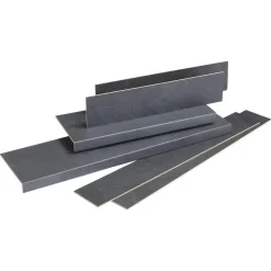 Stootbord Concrete Antraciet 2st - 136cm