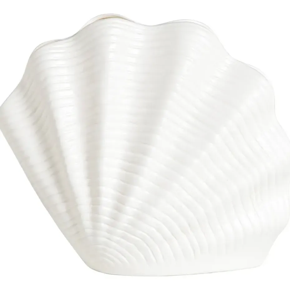 Tafellamp Schelp Staand Wit