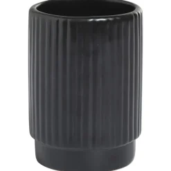 Tandenborstelhouder Ribbel Zwart