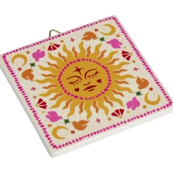 Tegeltje Zon Multicolor