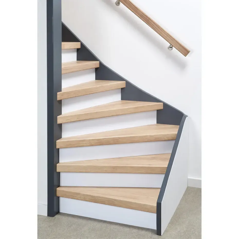 Traptrede Callery Naturel Eiken 136 cm