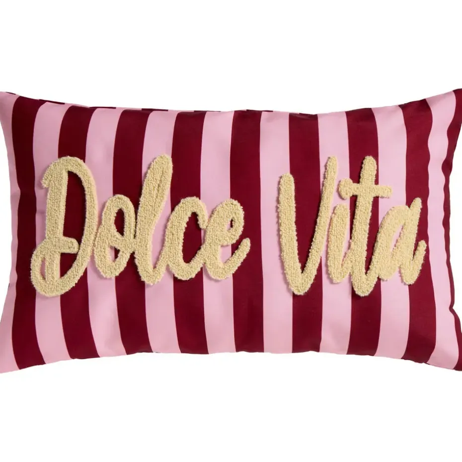 Tuinkussen Dolce Vita Bordeaux/Roze