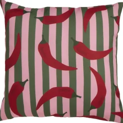 Tuinkussen Peper Groen/Rood