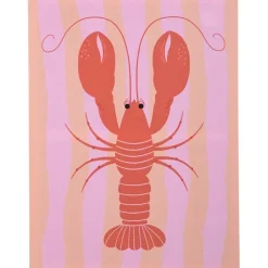 Tuinschilderij Lobster Roze 45x60 cm