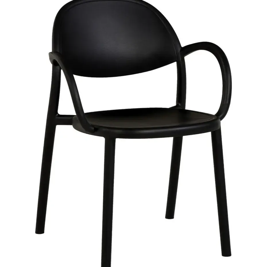 Tuinstoel Robbio Zwart