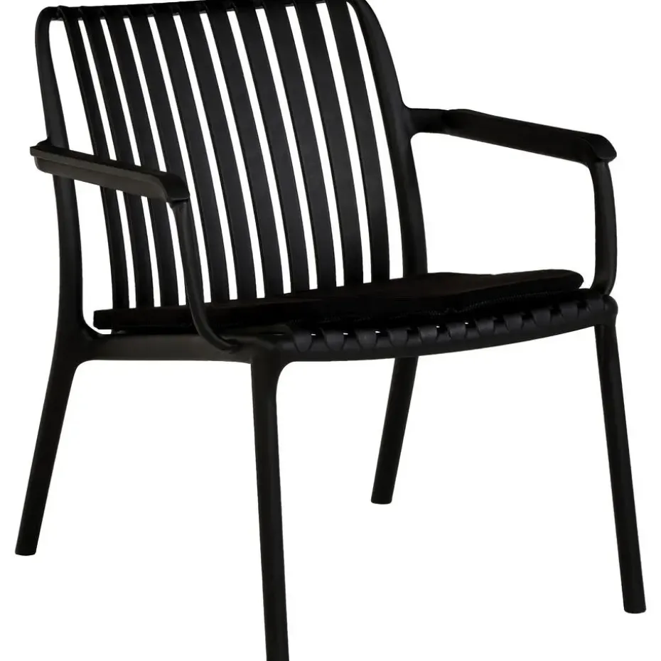 Tuinstoelkussen Latina Fauteuil Zwart