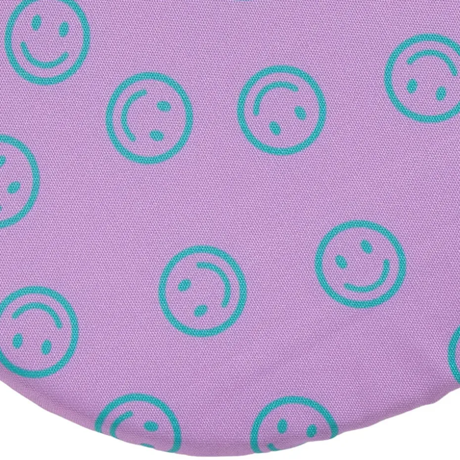 Tuinstoelkussen Webbing Smiley Paars