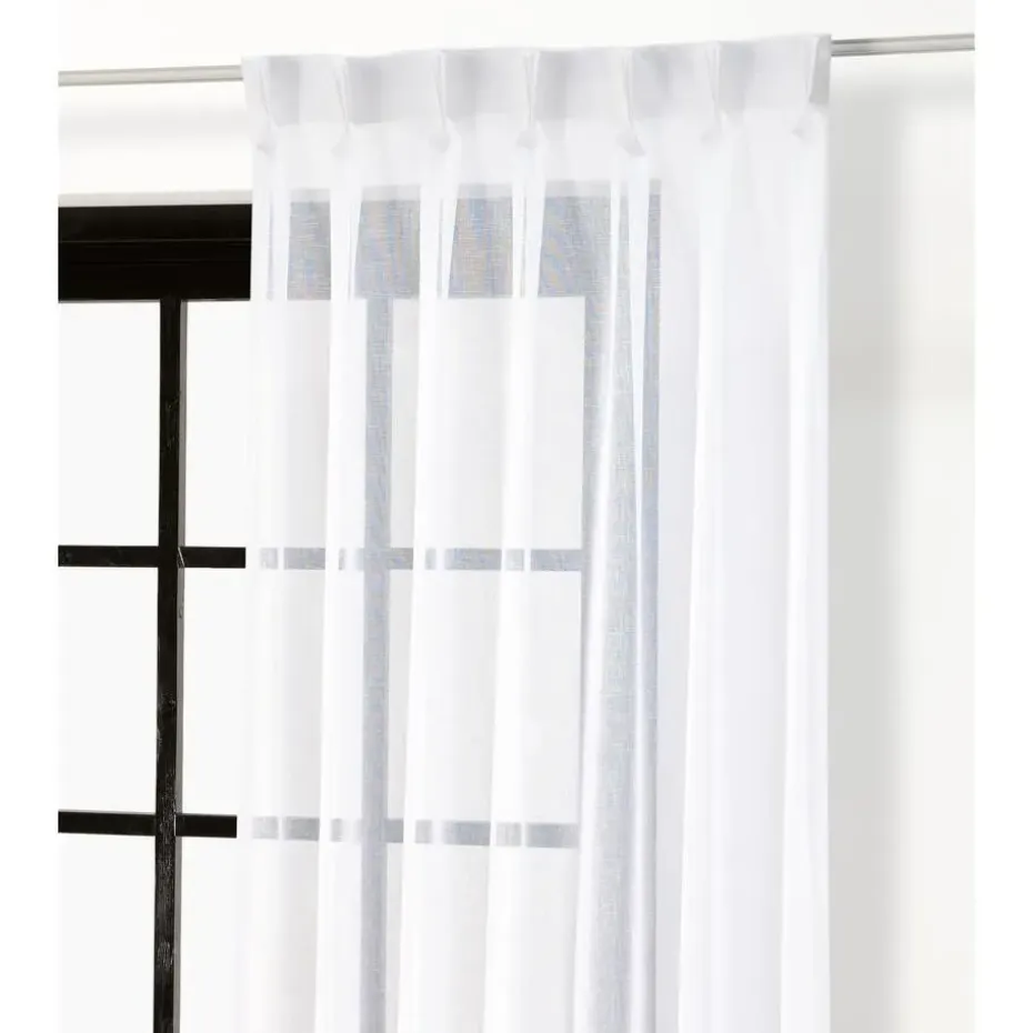 Vitrage Sien Wit 300 cm