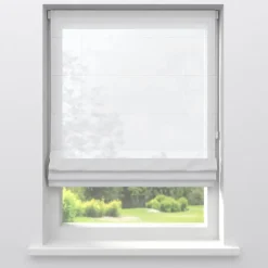 Vitrage Sien Wit 150 cm