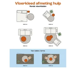 Vloerkleed Atlin Taupe
