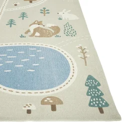 Vloerkleed Forest Vos Groen