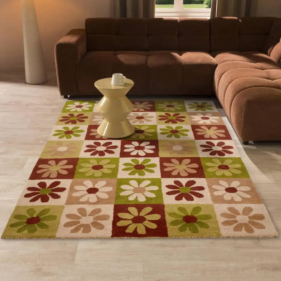 Vloerkleed Isanti Bloem Multicolor 190x280 cm