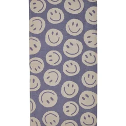 Vloerkleed Smiley Lila