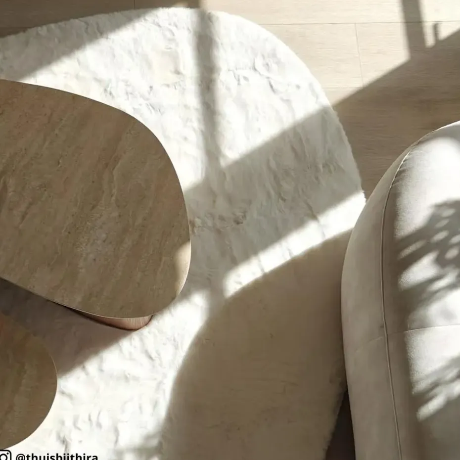 Vloerkleed Stone Off-White 160x230 cm