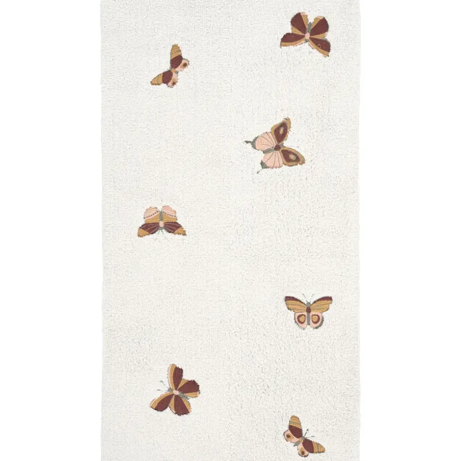 Vloerkleed Vlinder Beige