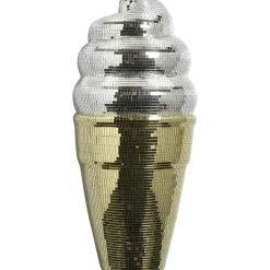 Wanddecoratie IJs Disco Goud/Zilver