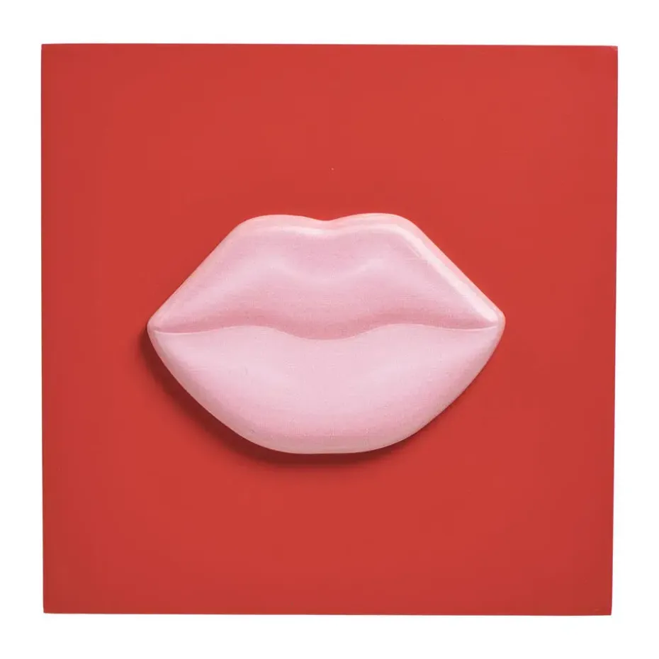 Wanddecoratie Lip Rood