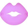 Wanddecoratie Lips Acryl Roze