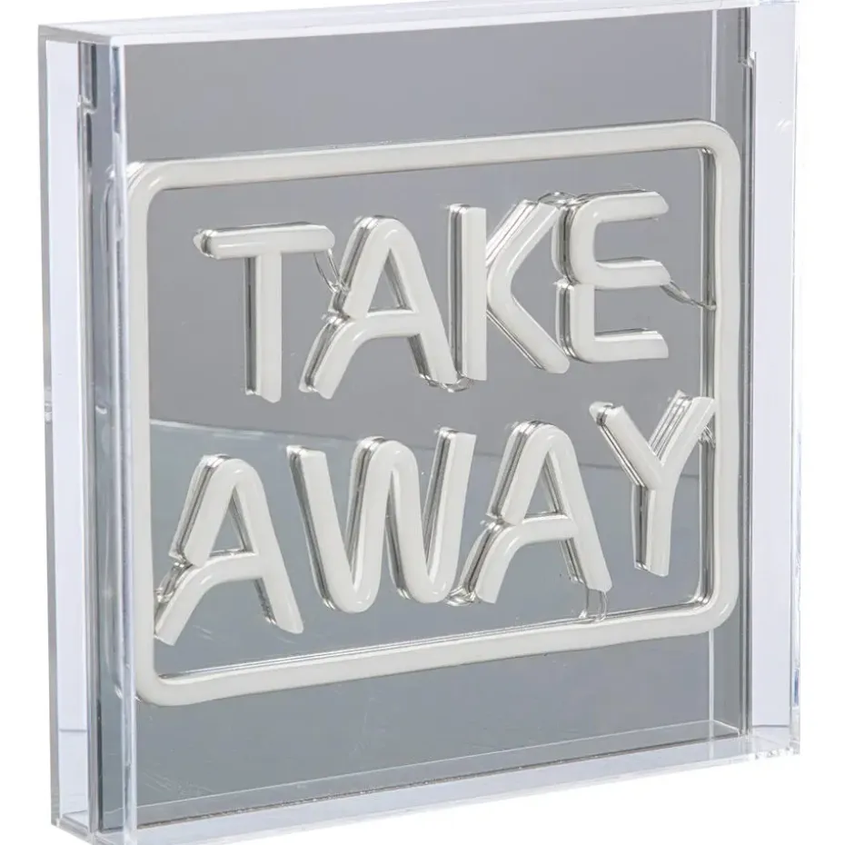 Wandlamp Neon Take Away Wit