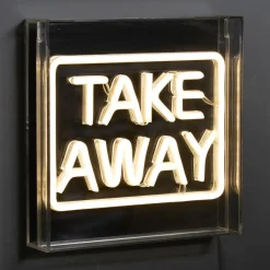 Wandlamp Neon Take Away Wit