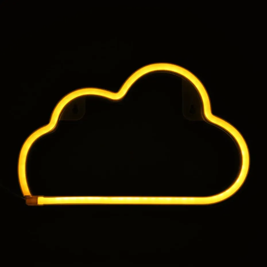 Wandlamp Neon Wolk