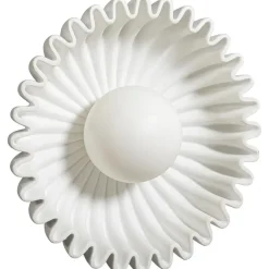 Wandlamp Wave Wit