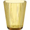 Waterglas Ribbel Oker 320ml