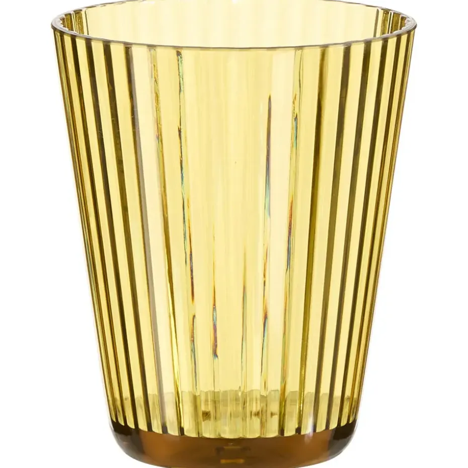 Waterglas Ribbel Oker 320ml