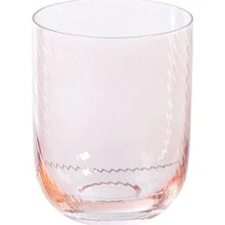 Waterglas Swirl Roze