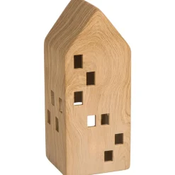 Waxinelichthouder Huis Naturel 18 cm