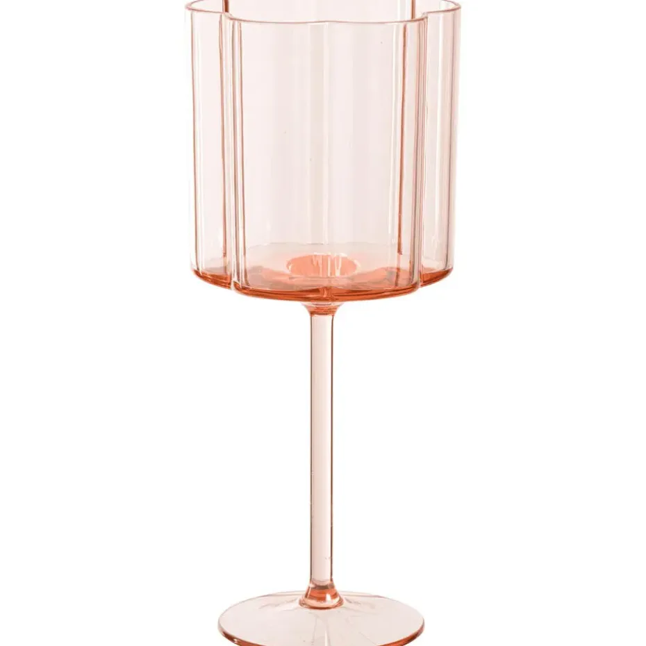 Wijnglas Bloem Oranje 300ml